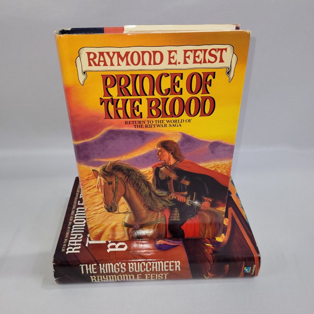 Raymond Feist Book Club Hardcover Krondor's Sons Riftwar 2 Novel Set